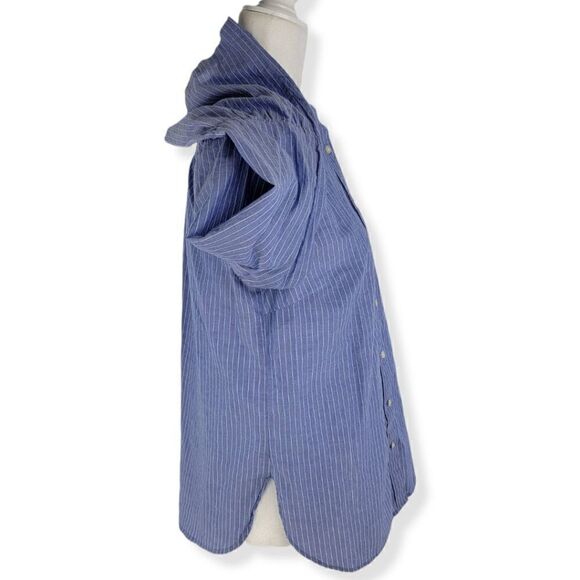 Loft The Softened Shirt pinstriped Small - Picture 3 of 4